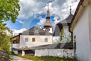 Kostel v obci Spania Dolina, Slovensko