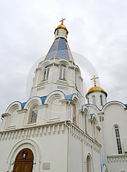 Church Spasa-na-Vodakh in Murmansk. Bottom view photo