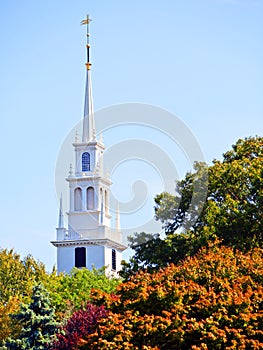 Church spire photo