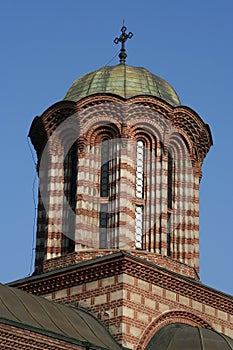 Church spire in Bucharest photo