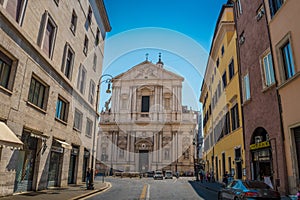 The Church of St. Andrew of the Valley in Rome, Italy