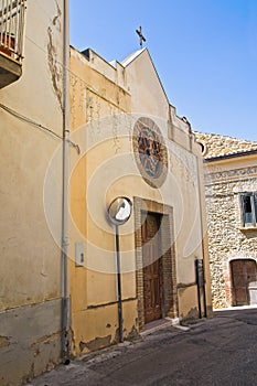 Church of St. Antonio. Genzano di Lucania.Italy.