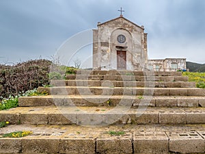 The Church of St. Barbara in Argentiera