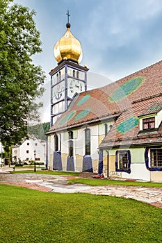 Church of St. Barbara in Barnbach, Austria