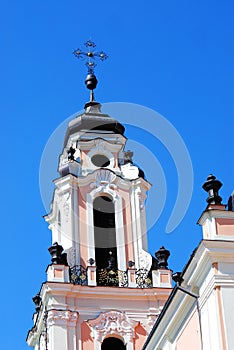 Church of St. Catherine in Vilnius, spring time