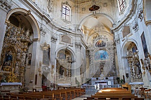 Church of St. Chiara. Lecce. Puglia. Italy. photo