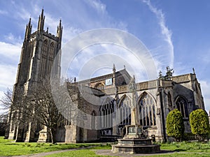 The Church of St Cuthbert, an Anglican parish church in Wells, Somerset, England. NB NOT the Cathedral