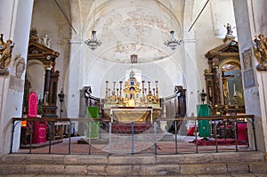 Church of St. Donato. Civita di Bagnoregio. Lazio. Italy.