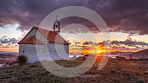 Church of St Eustahija in Trogir, Croatia