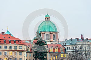 The Church of St. Francis of Assisi in Prague