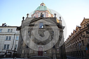 The church of St. Francis of Assisi in Prague