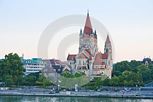 Church of St. Francis of Assisi. Vienna. Austr