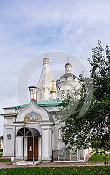 Church of St. George with a belfry and Ascension. Museum Kolomenskoye, Moscow