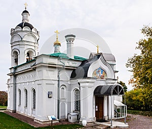 Church of St. George with a belfry. Museum-Reserve Kolomenskoye