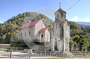 Church of St. George in the village of Zvara on the Adzharis-Tskali River in the mountainous Adzharia