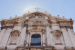 Church of St. Ignatius of Loyola at Campus Martius ,Italian Chiesa di Sant`Ignazio, is Roman Catholic titular church dedicated to