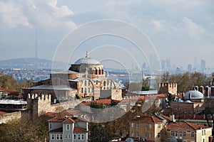 Church of St. Irene in the historical center of Istanbul