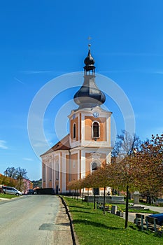 Church of St. Jacob, Kladruby, Czech republic photo