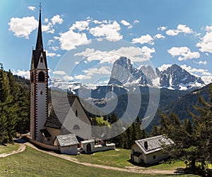 Church of St. Jakob at Ortisei, Italy