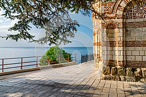 Church of St John Aliturgetos in Nessebar ancient city on the Bulgarian Black Sea Coast. Nesebar or Nesebr is a UNESCO World