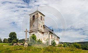 Church of St. John of Nepomuk in Vrchni Orlice in Bartosovice at Orlicke hory, Czech republic