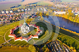 Church of St. John of Nepomuk. Zdar nad Sazavou.