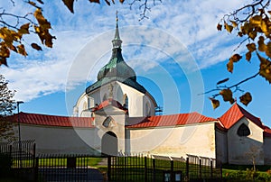 Church of St John of Nepomuk at Zelena hora, Czech Republic