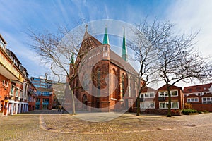 Church of St. John in Schnoor, Bremen, Germany