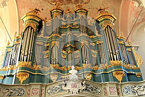 Church of St. Johns at Vilnius. The organ