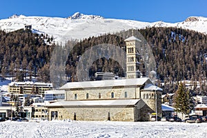 church of St. Karl Borromaeus, St. Moritz, Switzerland