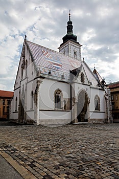 The Church of St. Mark in Zagreb, Croatia