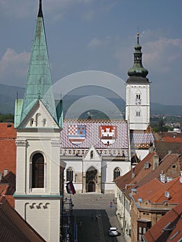 Church of St. Marko Zagreb Croatia