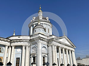 The Church of St. Martin the Confessor in Moscow on Alexander Solzhenitsyn Street