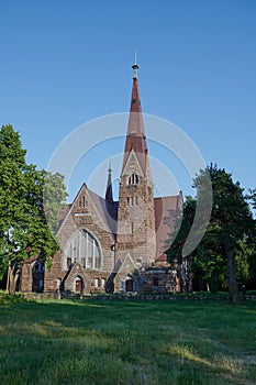 Church of St. Mary Magdalene Fin. Koiviston kirkko - a former Lutheran church in Primorsk, built by Joseph Stenbeck in the