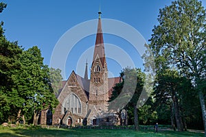 Church of St. Mary Magdalene Fin. Koiviston kirkko - a former Lutheran church in Primorsk, built by Joseph Stenbeck in the