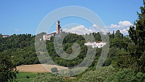 Church of St. Mary of Mount Berico Belfry near Vicenza, Italy