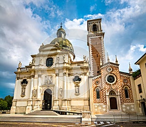 Church of St. Mary of Mount Berico in Vicenza, Italy photo