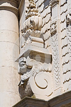 Church of St. Matteo. Lecce. Puglia. Italy. photo