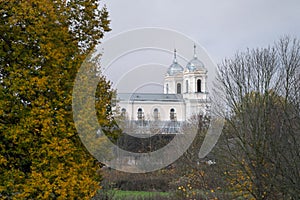 Church of St. Michael the Archangel in town Lyduokiai, Lithuania