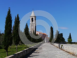 The church of St michael in Murter