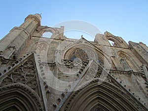 The Church of St. Nicholas in Famagusta built by the Venetians in Cyprus in the middle of the century. photo