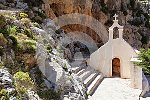 Church of St. Nicholas in the Kourtaliotiko Gorge