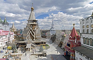 Church of St. Nicholas in Kremlin in Izmailovo, Moscow, Russia.