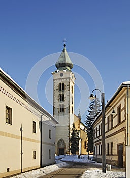 Church of St. Nicholas in Liptovsky Mikulas. Slovakia photo
