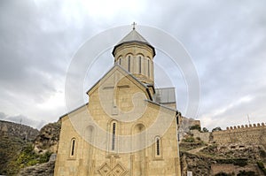 Church of St. Nicholas. The Narikala Fortress.