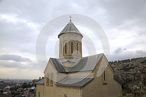 Church of St. Nicholas. The Narikala Fortress.