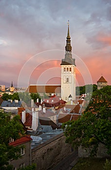 Church St. Nicholas in Tallinn, Estonia