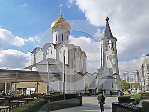 Church of St. Nicholas the Wonderworker near Tverskaya Zastava. Moscow, Russia