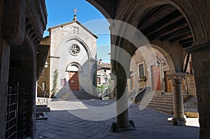 Church of St. Pellegrino. Viterbo. Lazio. Italy.