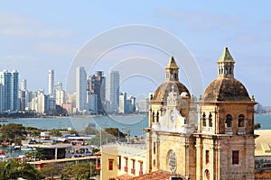 Church of St Peter Claver in Cartagena, Colombia